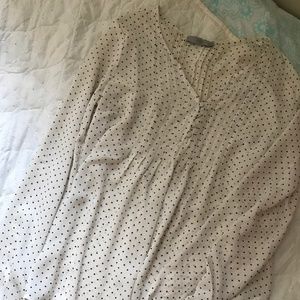 Polka dot blouse